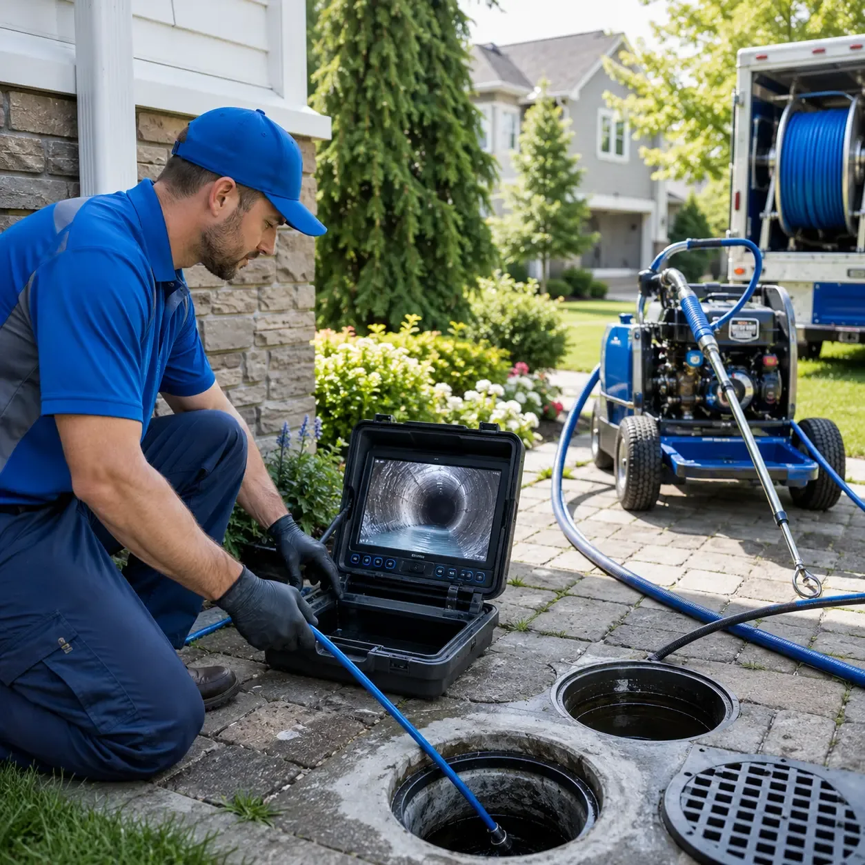 Outdoor drain cleaning professionals serving Brandenburg, KY